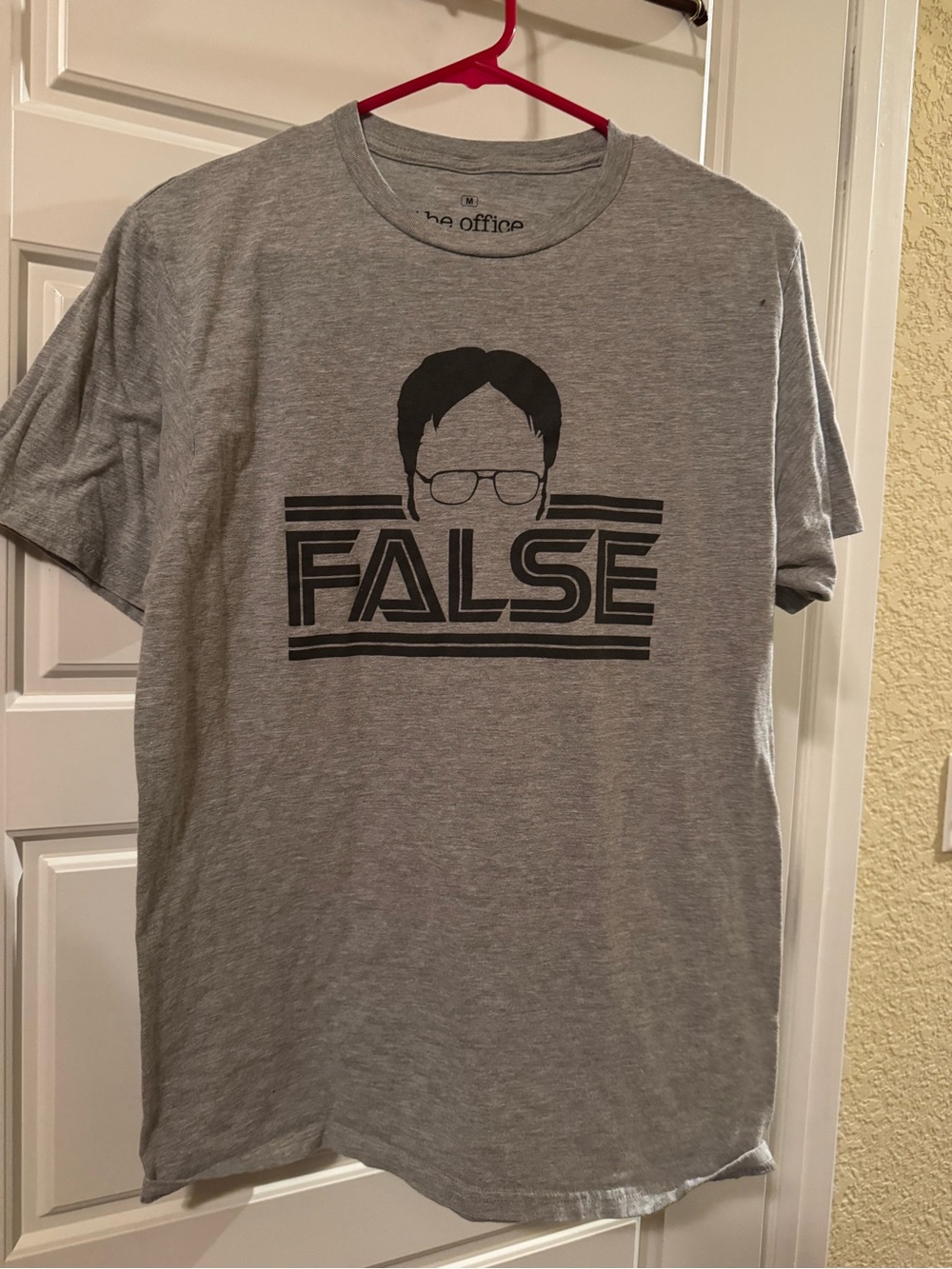 Ripple Junction Gray Tee with Black "FALSE" Graphic